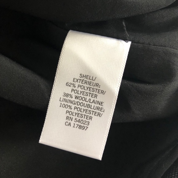 Banana republic black wool blend skirt - Picture 4 of 5